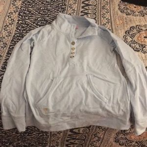 Lilly Pulitzer light blue captain popover